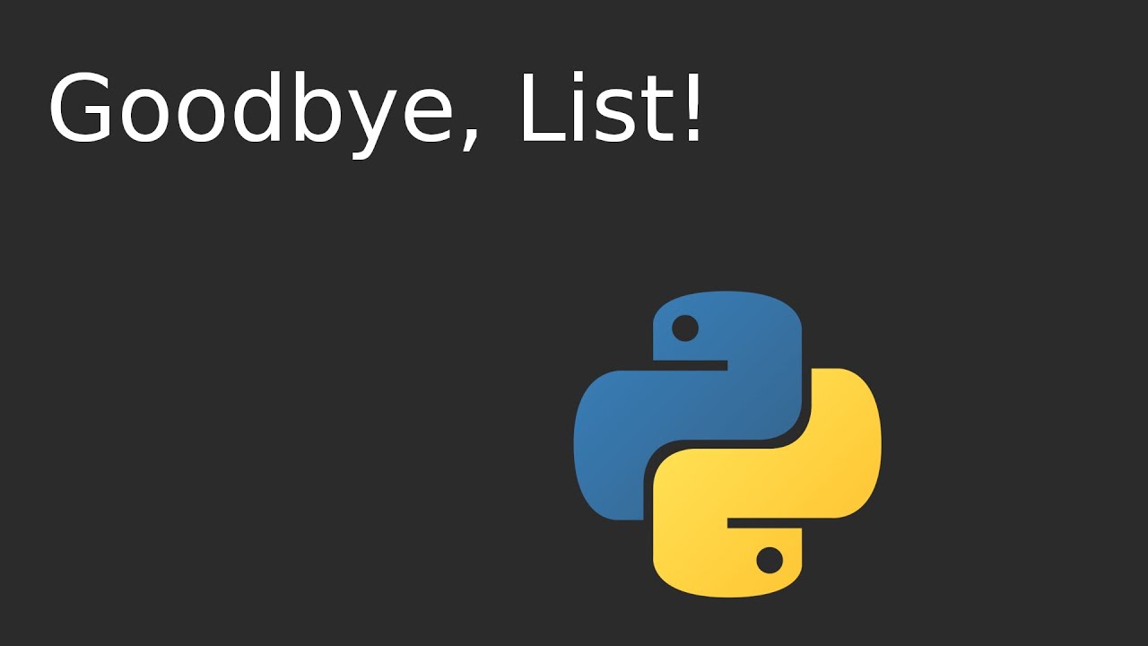 Goodbye, List! Type Hinting Standard Collections - New In Python 3.9