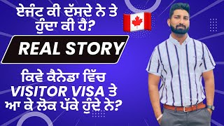 Visitor visa to Canada workpermit te PR tak da safar. #visit #canada #work #india