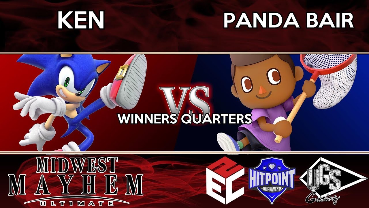 Midwest Mayhem Ultimate - Winners Quarters - KEN (Sonic) Vs. Panda Bair (Villager) - YouTube