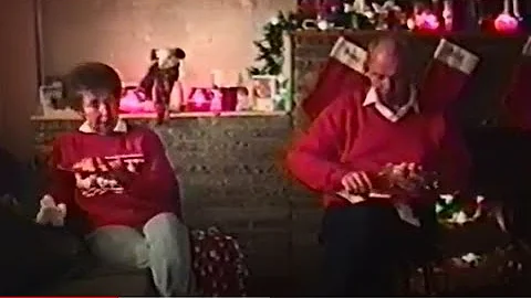 Wayne and Doris Peterson at Christmas 1992