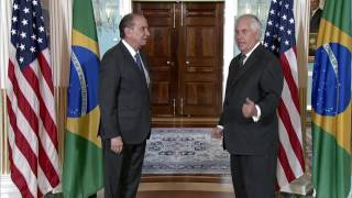 Secretary Tillerson meets with Brazilian Foreign Minister Ferreira