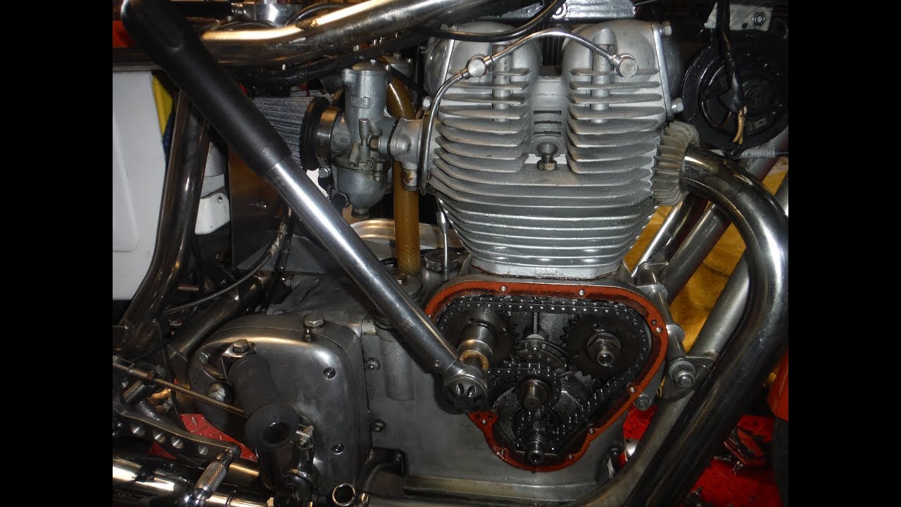 Royal Enfield Interceptor 2 camshaft end float shimmed reduces noise