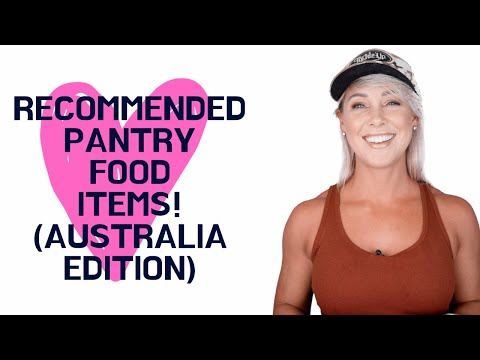 Recommended Pantry Food Products! (Australia Edition)