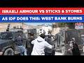 IDF Armor Vs West Bank Sticks &amp; Stones On Cam: Palestinians Attack Israeli Troops, Vehicles