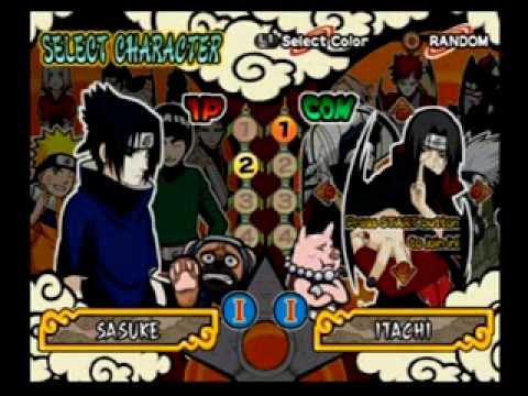 Naruto Ultimate Ninja 4 - Sasuke vs Orochimaru & Itachi