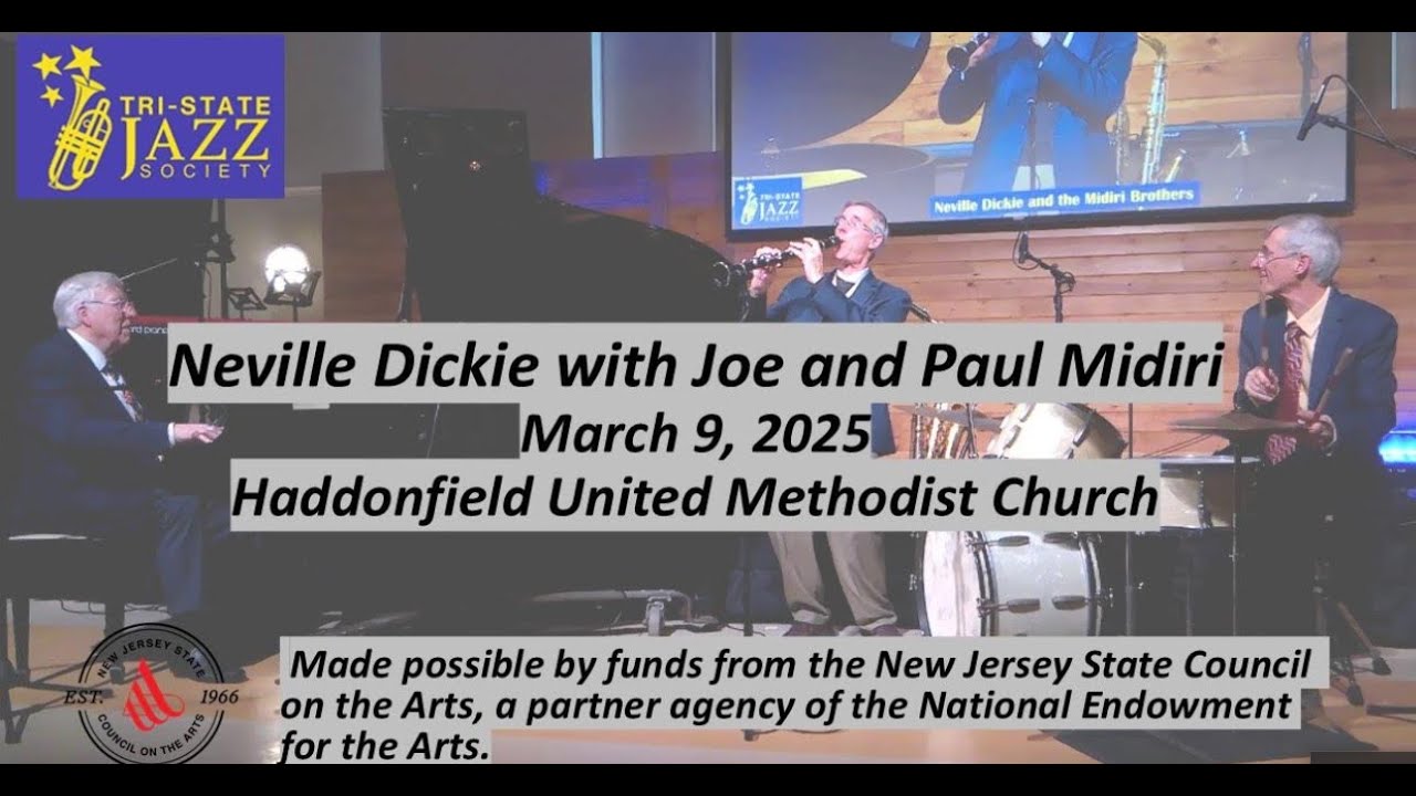 Neville Dickie and the Midiri Brothers - Tri-State Jazz Society 2025