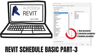 REVIT SCHEDULE BASIC PART-3 | Combine Parameter, Calculated Parameter& New Parameter