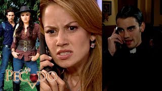 Mi Pecado - Capítulo 70: Lorena se entera del beso entre Julián y Lucrecia! | Televisa