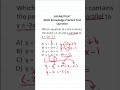 Equations of Lines: ASVAB/PiCAT Math Knowledge Practice Test Question #acetheasvab #grammarhero