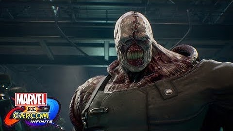 Resident Evil Nemesis And Chris MARVEL vs CAPCOM Infinite