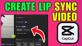 How To Create Lip Sync Video In CapCut Desktop (2026) (Step By Step For Beginners)