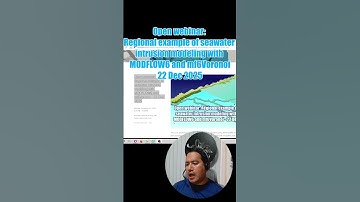 Open webinar: Regional example of seawater intrusion modeling with MODFLOW6 and mf6Voronoi - 22 Dec