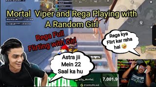 Mortal Viper and Rega Playing with Random Girl | Rega Heavy Simping 😅