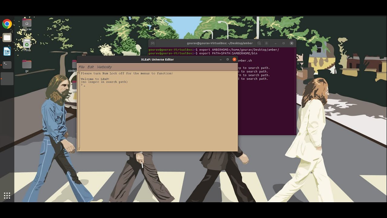 Amber Xleap 使い方: Amber プログラム _ 1. インプットファイルの準備 – VYWZP