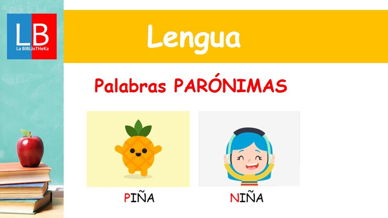 Palabras PARÓNIMAS 👩‍🏫 PRIMARIA - YouTube