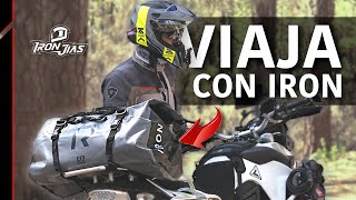BOLSA IMPERMEABLE de EQUIPAJE y Almacenamiento para Motocicletas | IRON JIAS. Moto Maleta multimarca screenshot 5