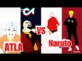 Avatar the Last Airbender VS. Naruto Animation - TIKTOK COMPILATION