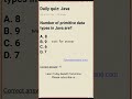 java quiz #viral #shorts #short #trendingshorts #shortvideo #shortsvideo #shortfeed #sorts #sort