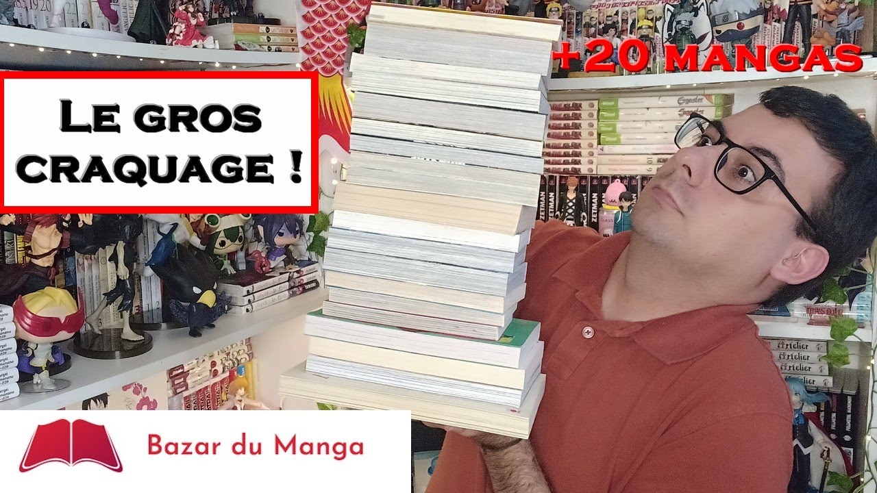 CRAQUAGE SUR LE SITE DE BAZAR DU MANGA ! - YouTube