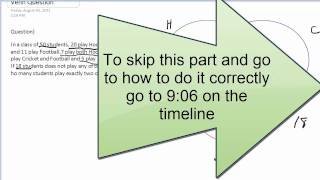 GMAT Venn Problem with 3 overlapping sets