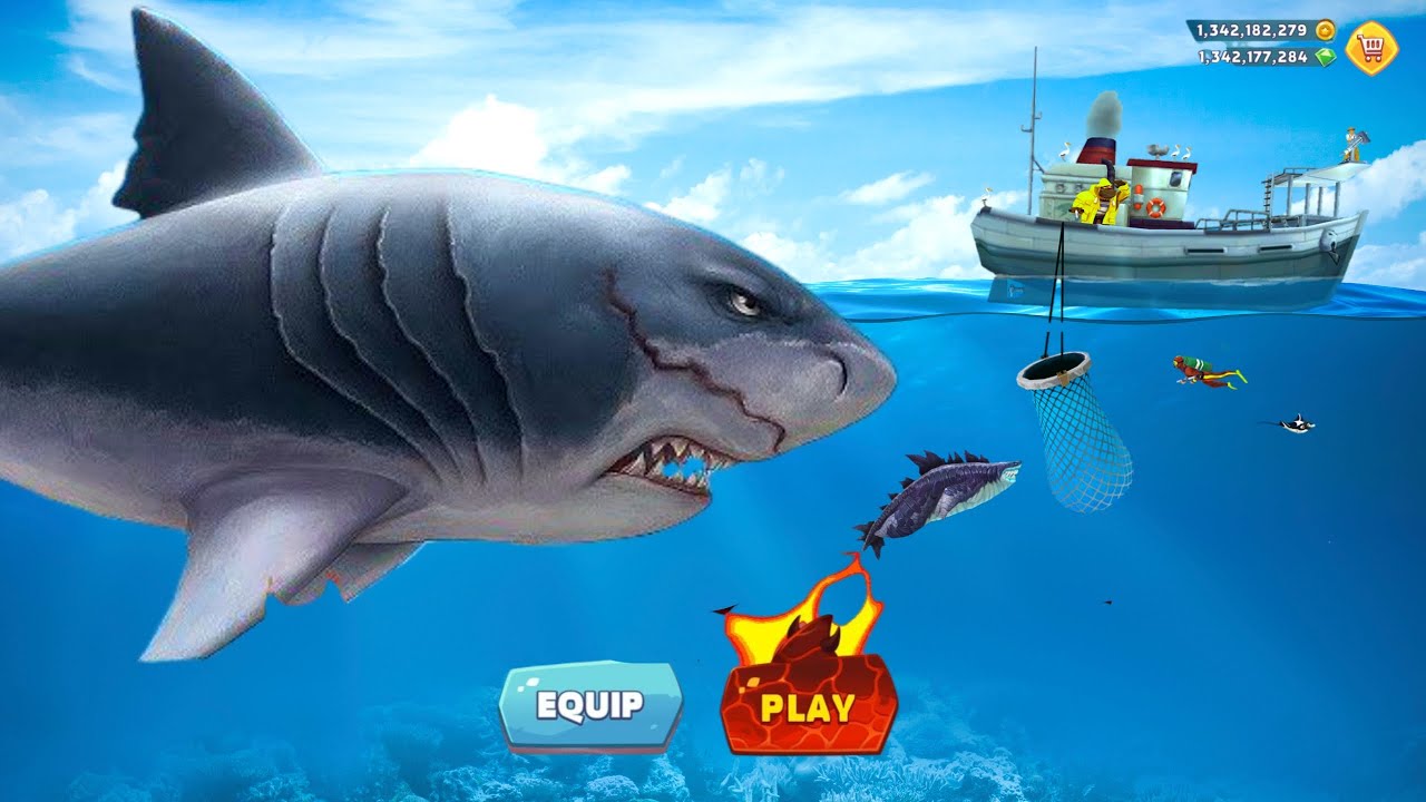Hungry Shark Evolution – Unlocking MEGA Shark Evolution Gameplay - Sea ...