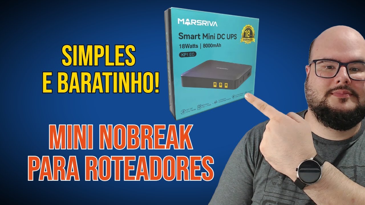 DICA: MINI NOBREAK PARA ROTEADORES/MODEM! BARATO E FUNCIONA MUITO BEM!
