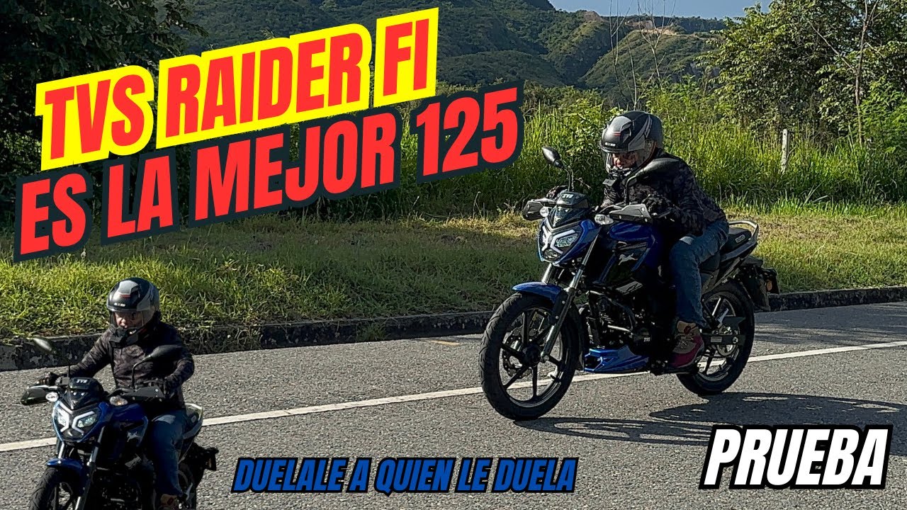 🔴😱 PRUEBA nueva TVS RAIDER FI. 💥 ES lo MEJOR que tiene COLOMBIA en 125 y a MUCHOS LES DUELE