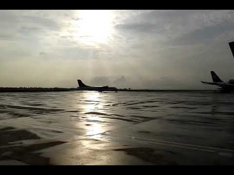 Air Serbia ATR 72 in reverse action
