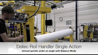 Dotec RH100 Single Action (SA) Stretch film roll handler Probe Type