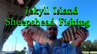 Jekyll Island Sheepshead Fishing