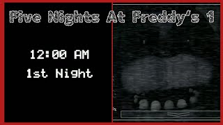 Noc 1 [Fnaf 1] // Horror Games Channel