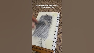 Drawing on paper until it