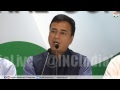 AICC Press Briefing By Randeep Singh Surjewala at Congress HQ