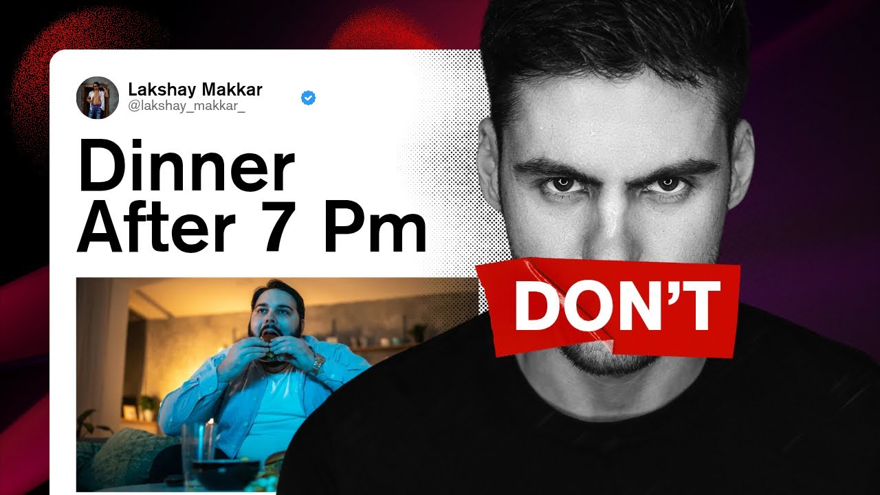 Eating dinner late watch this video 