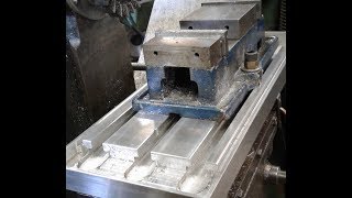 Making a T-slot milling table