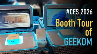 Step Inside Our World: The GEEKOM Booth Experience at CES 2026! #geekom #laptop #minipc #exhibition