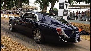 £13m Rolls Royce Sweptail FIRST DRIVING SHOTS