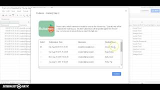 Using Flubaroo to Grade a Quiz