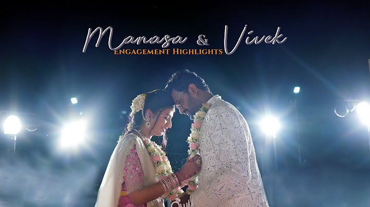Manasa & Vivek Engagement Highlights | Cinematic Engagement Video | Telugu Wedding Moments 2025