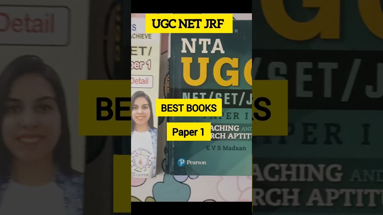 Best Books for UGC NET JRF ✅ Paper 1#english #commerce#exam #strategy #studymaterial