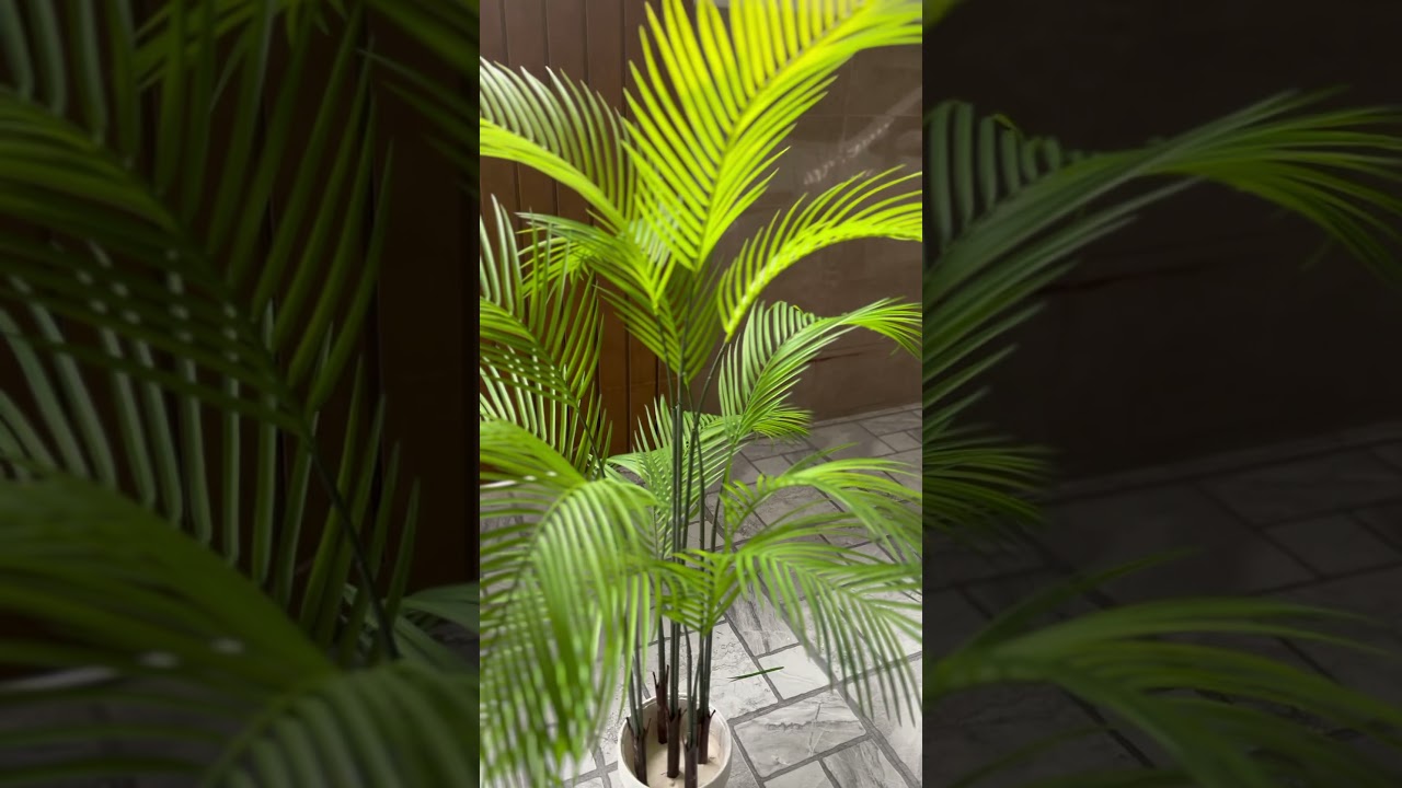 Most natural looking areca palm ultra thin leaf 