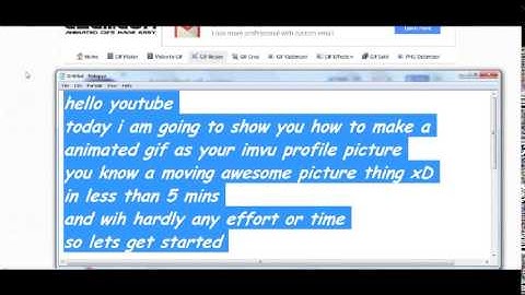 how to make a imvu moving profile picture