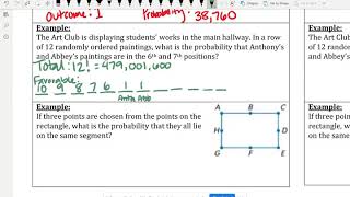 13.2 Day 3 Probability w/ Permutation and Restriction