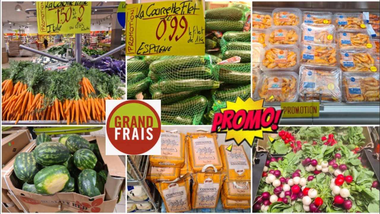 GRAND FRAIS💥PROMOTION 💥FRUITS & LÉGUMES💥FROMAGES💥POISSONNERIE💥FRUITS