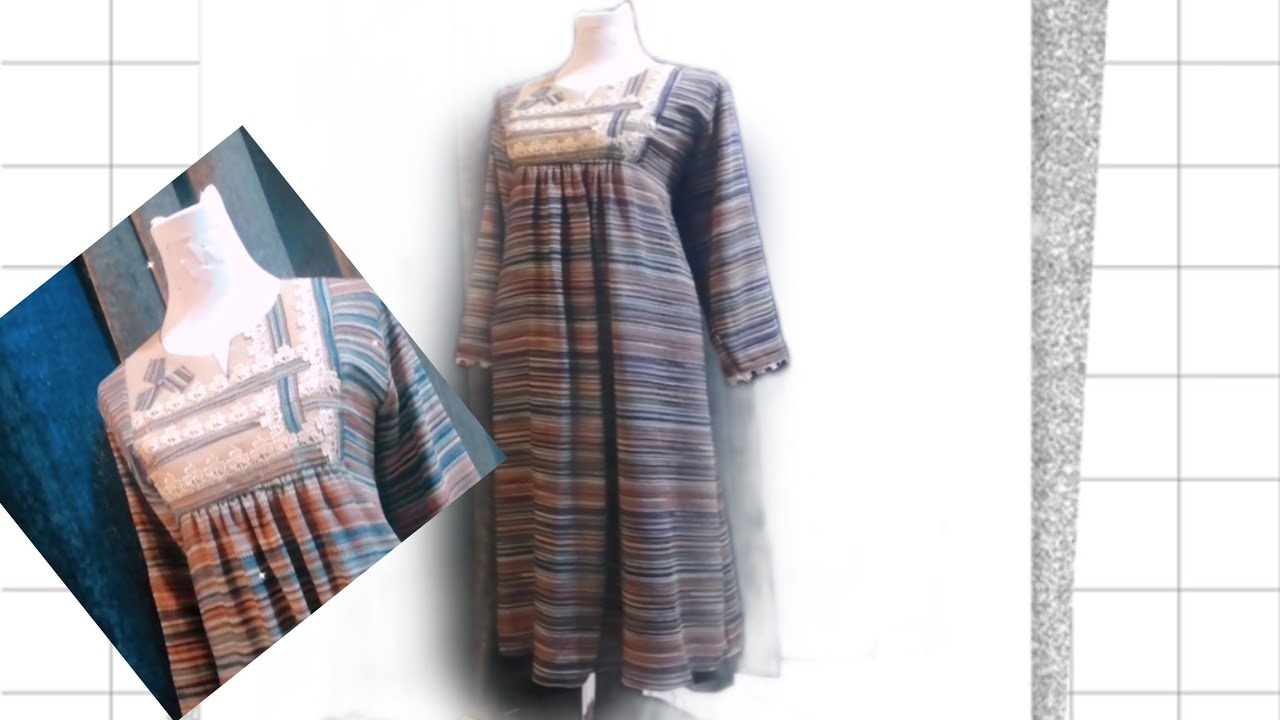 موديل دشداشه جميل جداً بفكره بسيطه و سهله