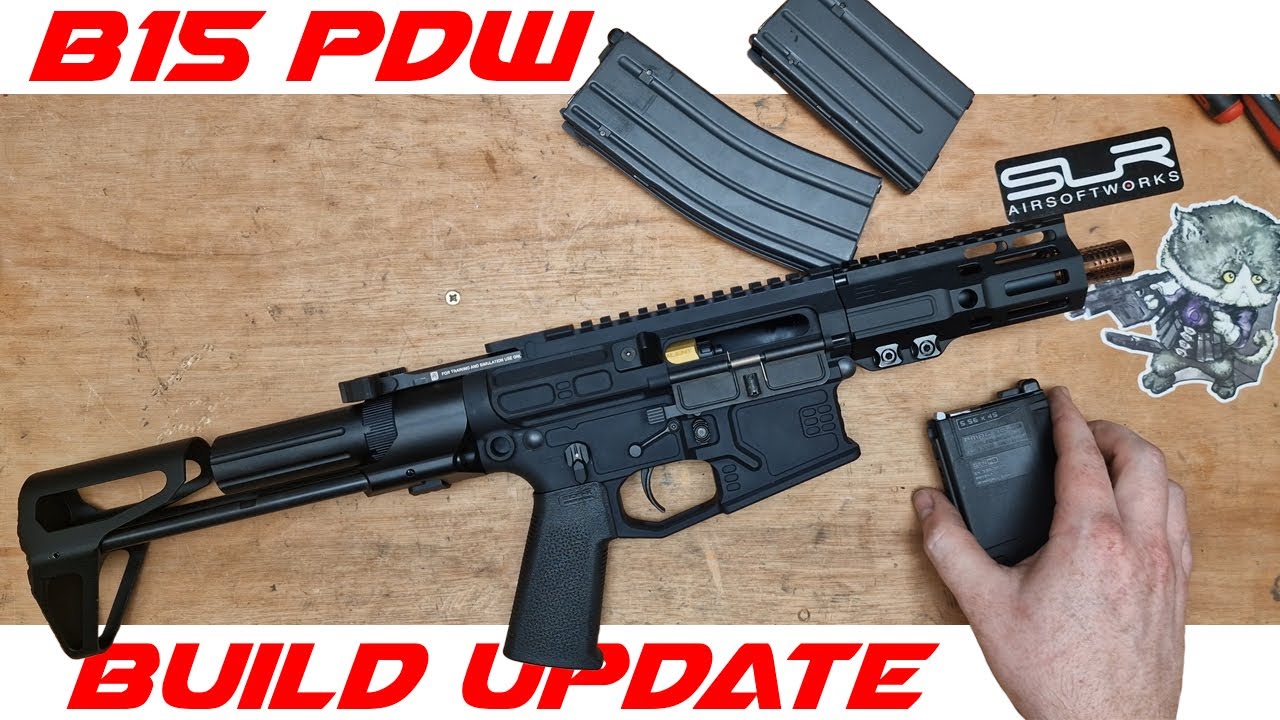 Tokyo Marui SLR B15 PDW Build - Part 5 - YouTube