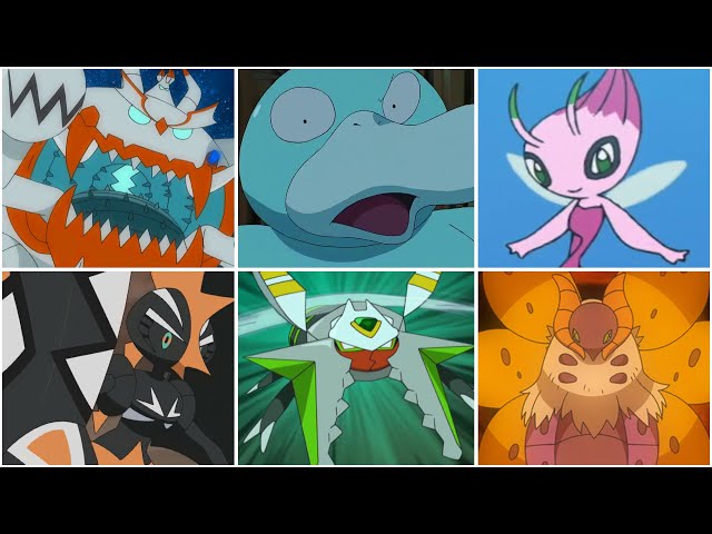 FULL POKEMON ANIME SHINY TEAM! Shiny Guzzlord, Tapu Koko, Psyduck, Celebi,  Vikavolt, Volcarona 