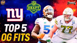 Giants MUST Fix Guard in 2026 Draft | Top 5 OG Fits
