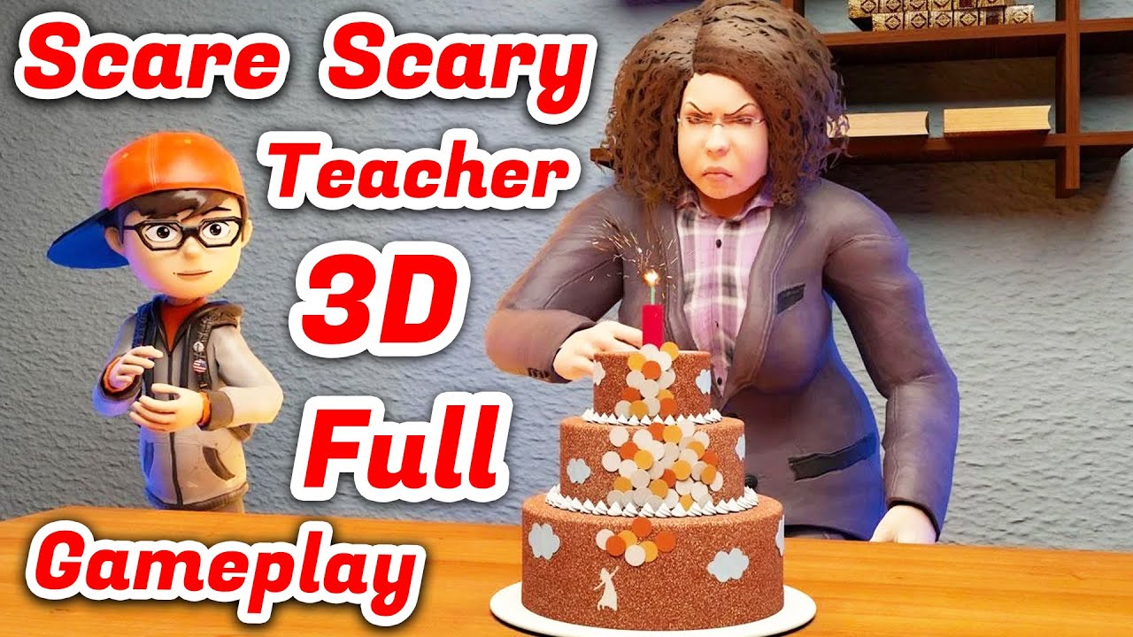 Scare Scary Teacher 3D Full Gameplay - Level 1 To Level 10