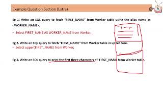 Database in Programming 39 - Example Question Section Extra
